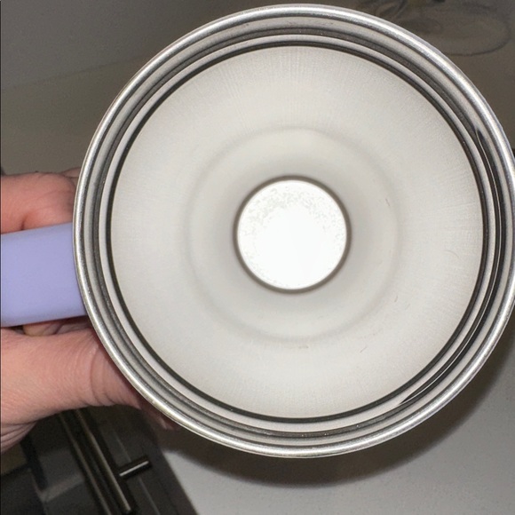 Pastel Tie-Dye Travel Mug with Handle - Purple Accents - Picture 9 of 11